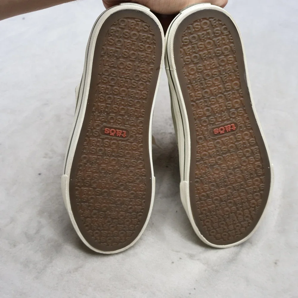 Taos Footwear Olive Green and Cream Women's Sneakers